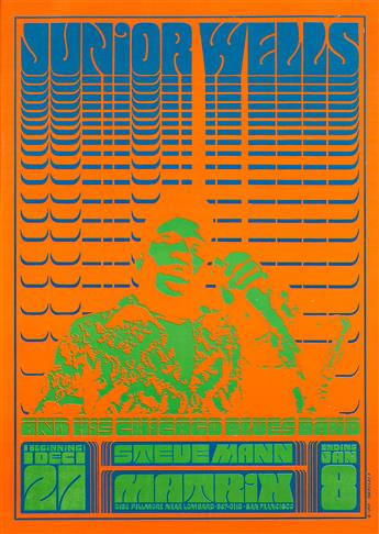 VICTOR MOSCOSO (1936- ) & WILLIAM HENRY (DATES UNKNOWN). [PSYCHEDELIC ROCK CONCERTS]. Group of 3 posters. 1966-1968. Sizes vary, each a